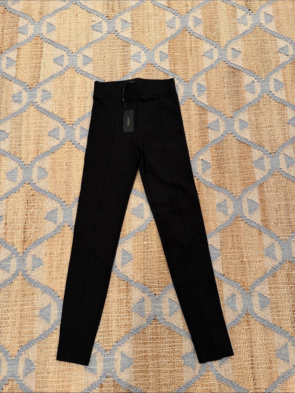 rag & bone Black High-Waist Ponte Leggings